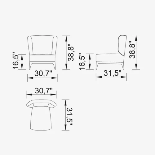 Kenzo Accent Chair - Image 3