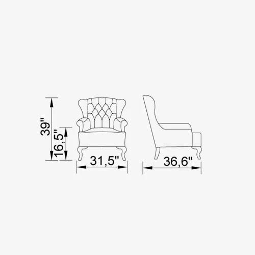 Lord Accent Chair - Image 3
