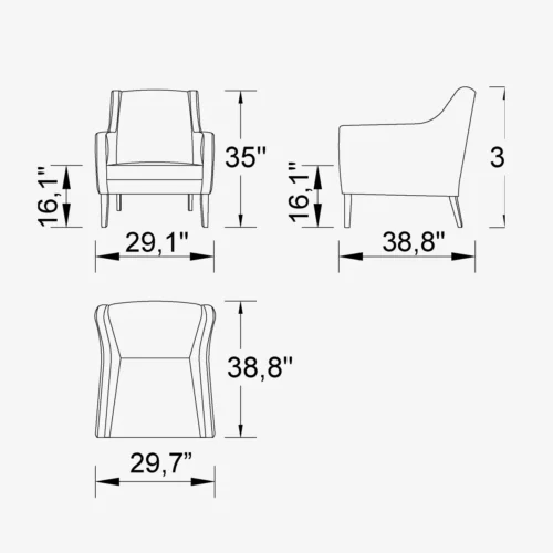Marmaris Accent Chair - Image 2