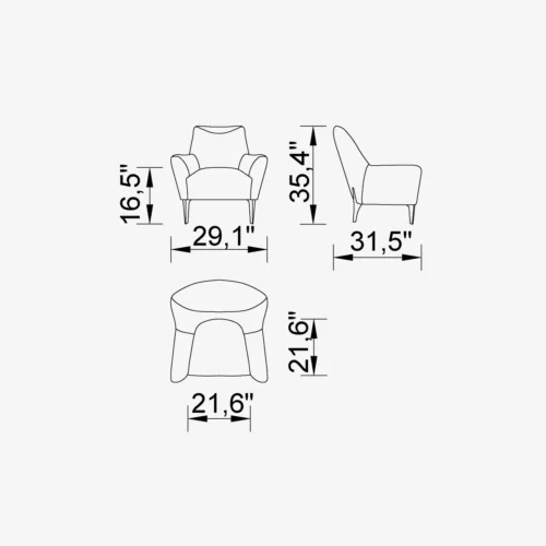 Paris Accent Chair - Image 2