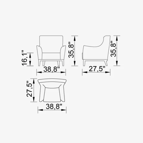 Polo Plus Accent Chair - Image 3