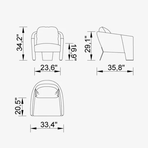 Tesla Accent Chair - Image 3