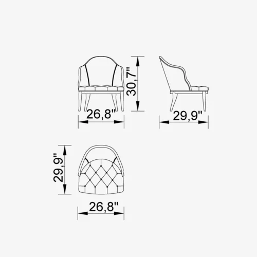 Vals Accent Chair - Image 3