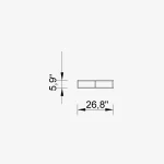 Barcelona Unit Top Open Shelf Block