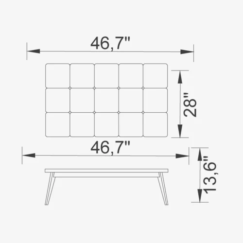 Esteve Coffee Table (Walnut) - Image 3