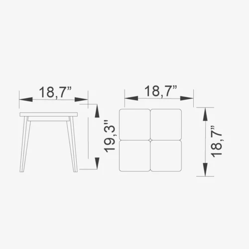 Esteve Side Table (Walnut) - Image 3