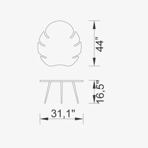 Monatera Coffee Table - Image 2