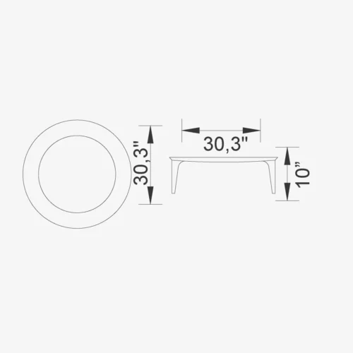 Vovo Coffee Table (Small) - Image 7