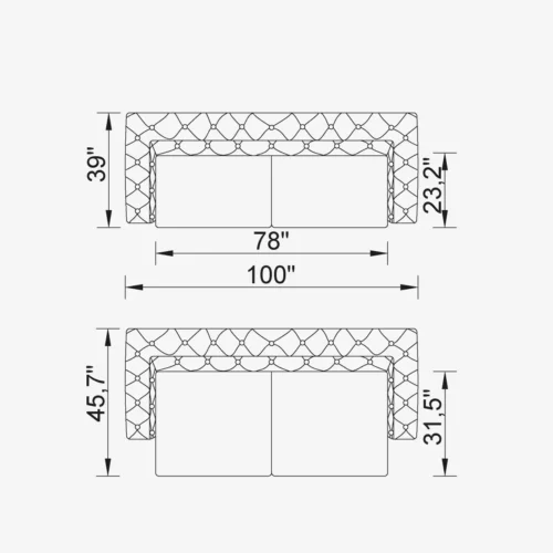 Giovanni 4 Sofa - Image 2