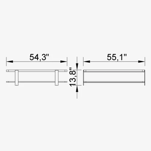 Hector Coffee Table (55" x 55") - Image 3
