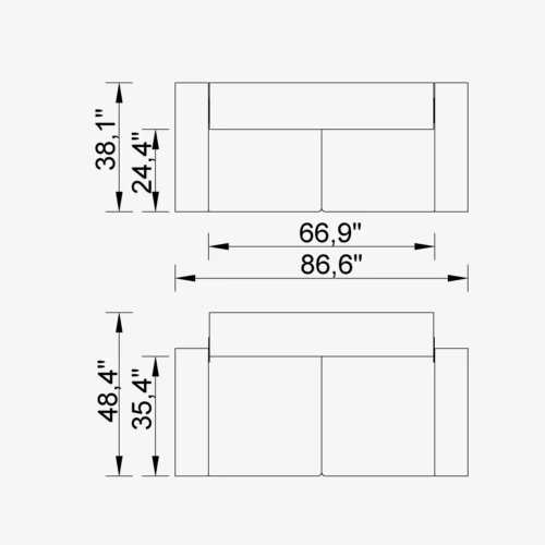 Kenzo 2.5 Sofa - Image 2