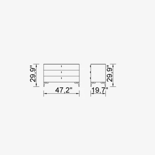 Lazio Dresser (White) - Image 3