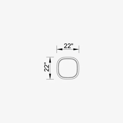 London Console Mirror (Small) - Image 3