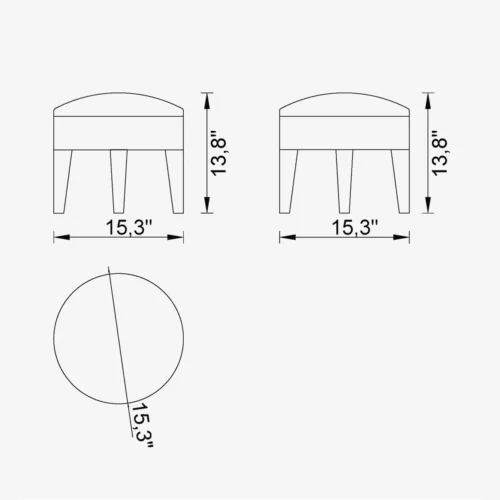 Leaf Ottoman (Small) - Image 3