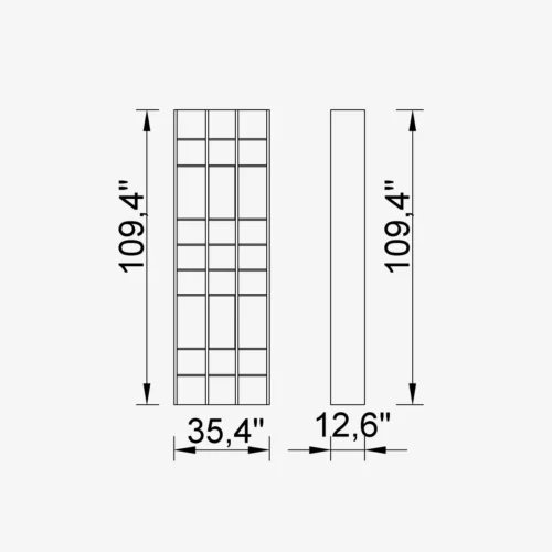Siena Bookcase (35") - Image 2