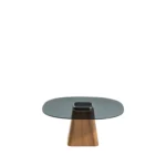 Chelsea Coffee Table (Walnut-Glass)