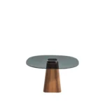 Chelsea Side Table (Walnut-Glass)