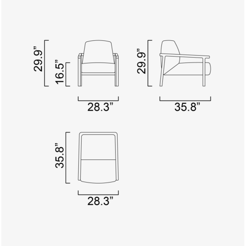 Boboli Accent Chair (Leather) - Image 2