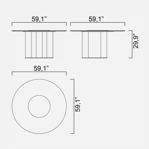 Tosca Table (Wood) - Image 2