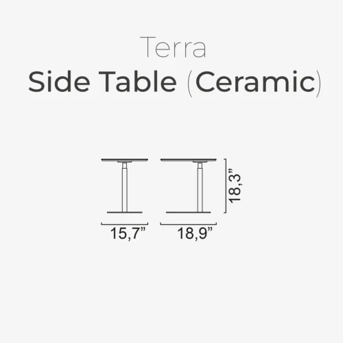 Terra Side Table (Ceramic) - Image 2