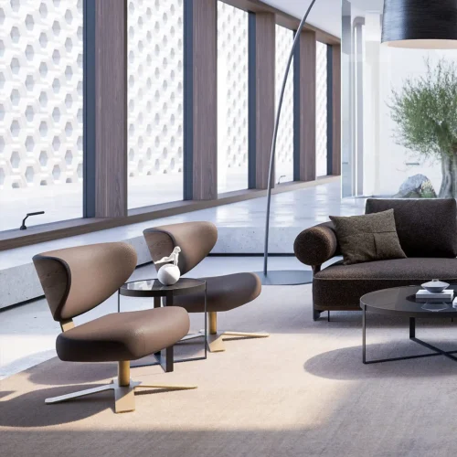 Leo Accent Chair (Leather) - Image 11