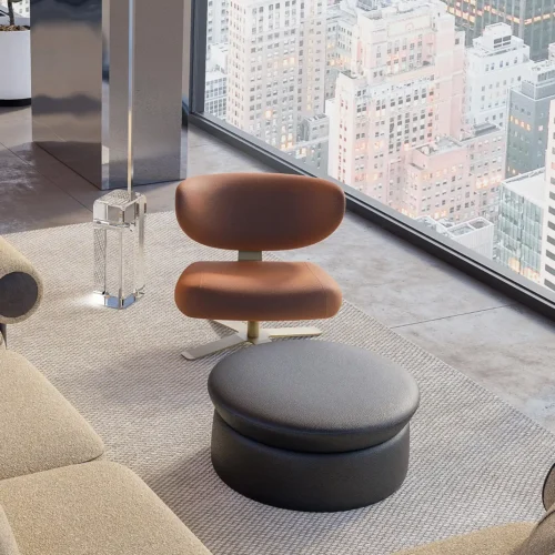 Leo Accent Chair (Leather) - Image 12