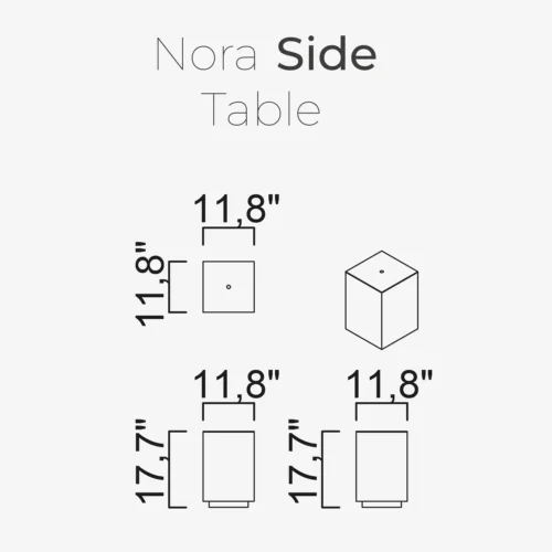 Nora Middle Side Table - Image 2