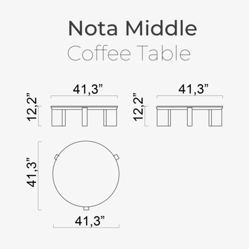 Nota Middle Coffee Table - Image 2