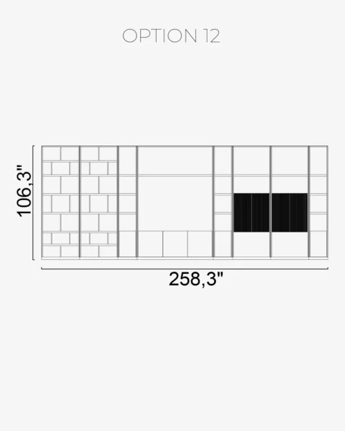 Nova Wall Unit Option 12 - Image 2