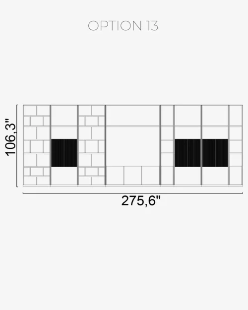 Nova Wall Unit Option 13 - Image 2