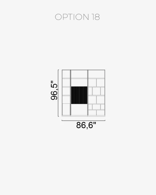 Nova Wall Unit Option 18 - Image 2