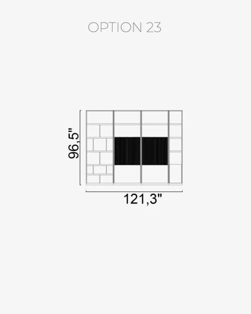 Nova Wall Unit Option 23 - Image 2