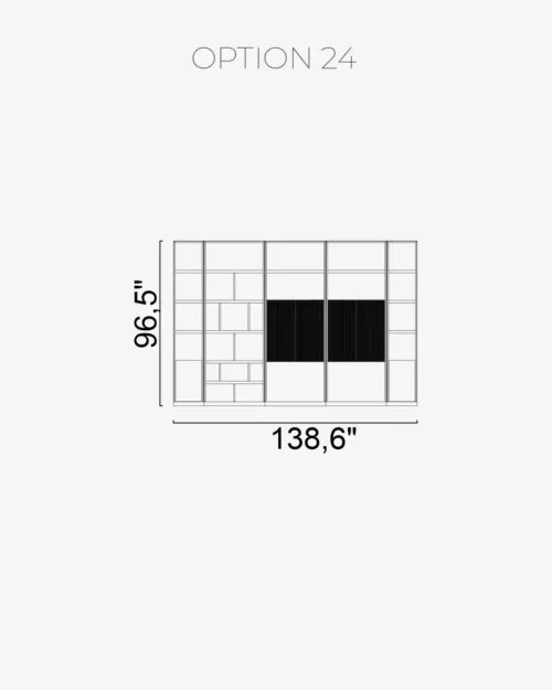 Nova Wall Unit Option 24 - Image 2