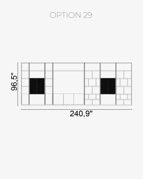 Nova Wall Unit Option 29 - Image 2
