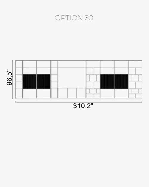 Nova Wall Unit Option 30 - Image 2