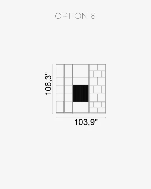 Nova Wall Unit Option 6 - Image 2