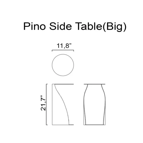 Pino Side Table (Big) - Image 2