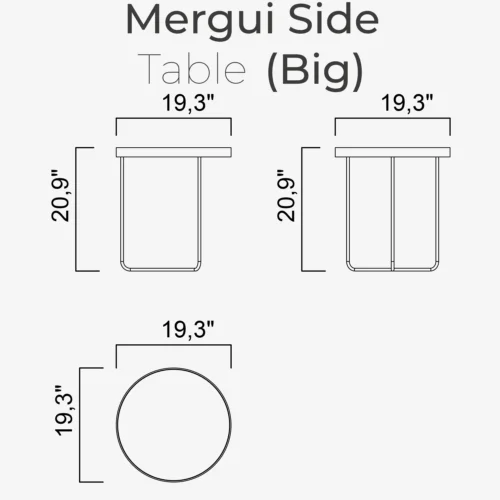 Mergui Side Table (Big) - Image 2
