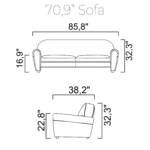 Romans Sofa (Leather)