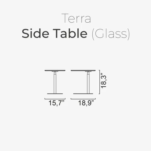 Terra Side Table (Glass) - Image 2