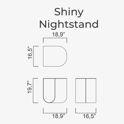 Shiny Nightstand - Image 3