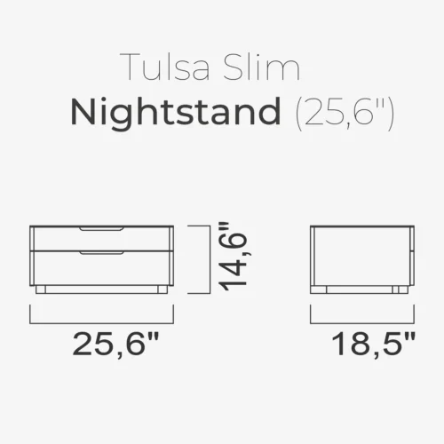 Tulsa Slim Nightstand - Image 7